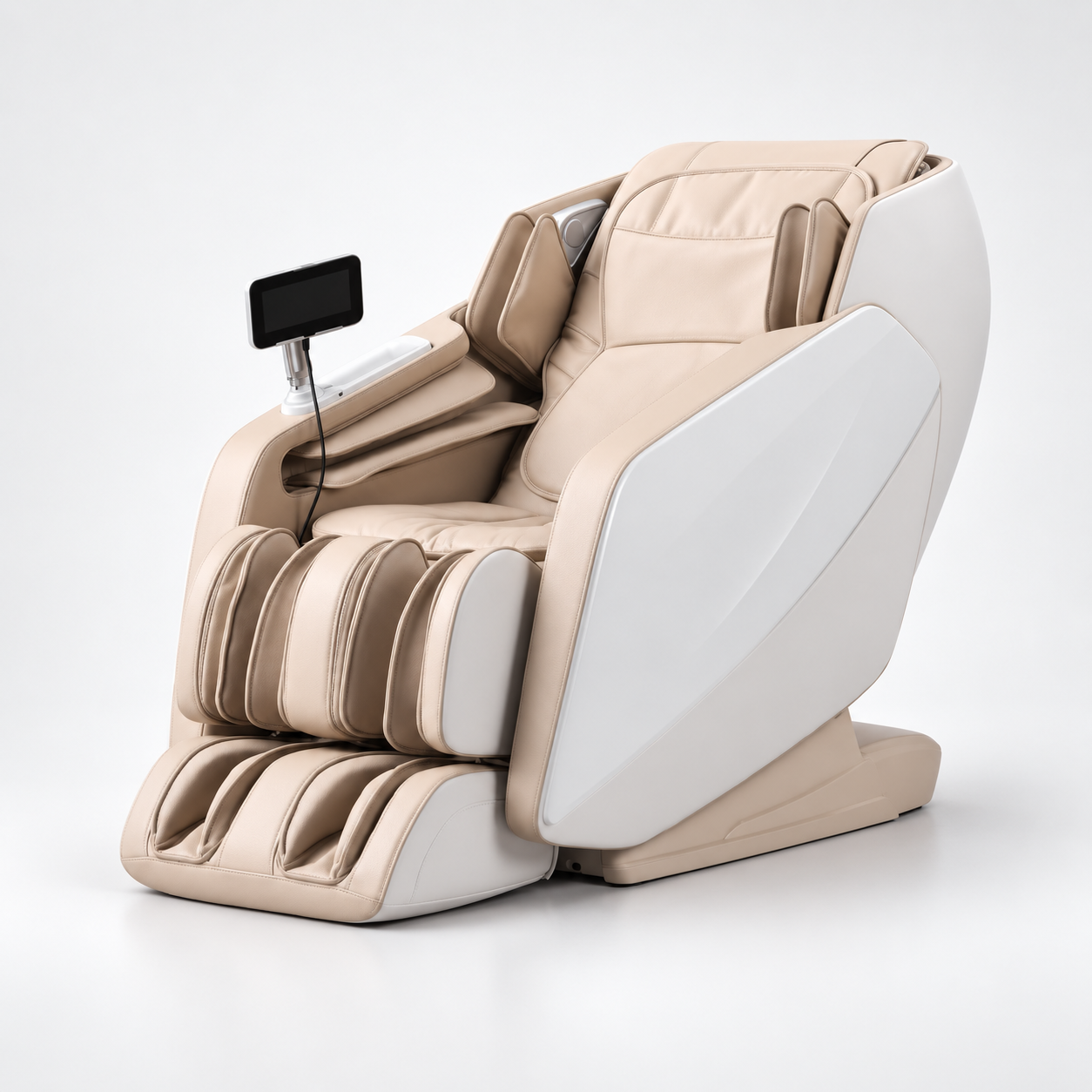 Dream Pulse vibro acoustic 3D massage chair in warm beige