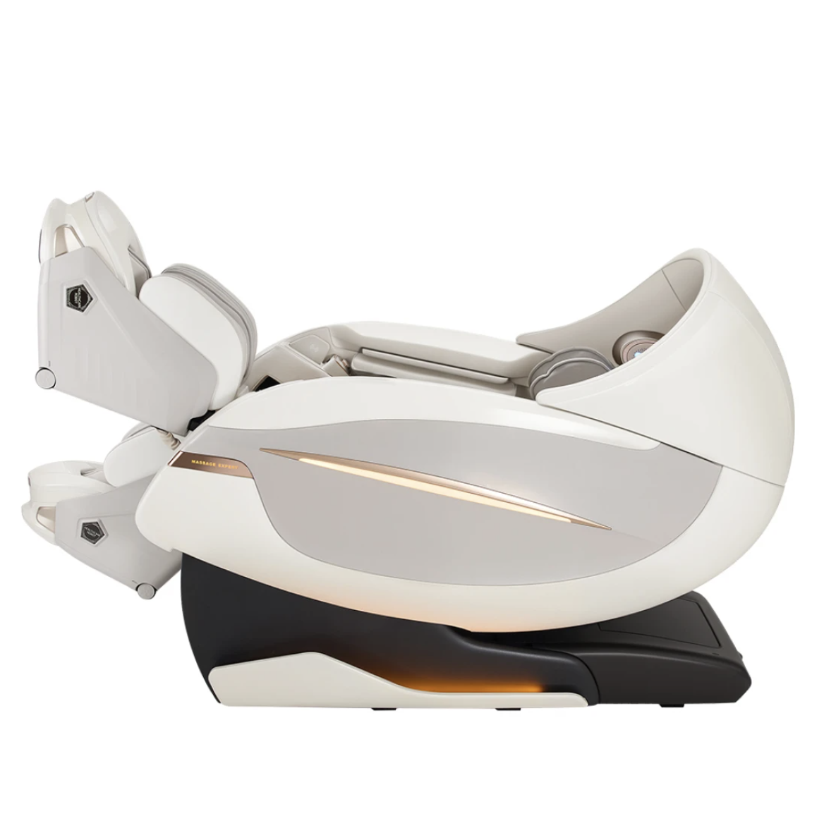 Dream Walker massage chair reclined, side profile